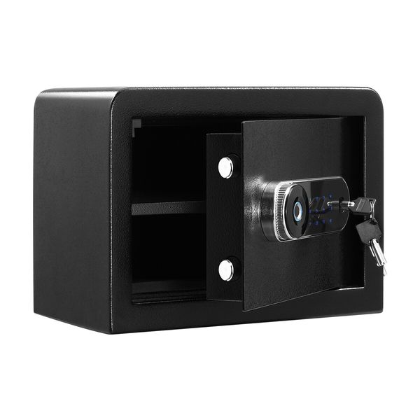 Digital Safe Security Box Electronic 16L Key Lock Fingerprint Steel Money Cash Deposit Jewellery Password Home Office