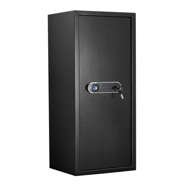 Security Box Digital Safe Electronic 60L Key Lock Fingerprint Steel Money Jewellery Deposit Cash Password Home Office