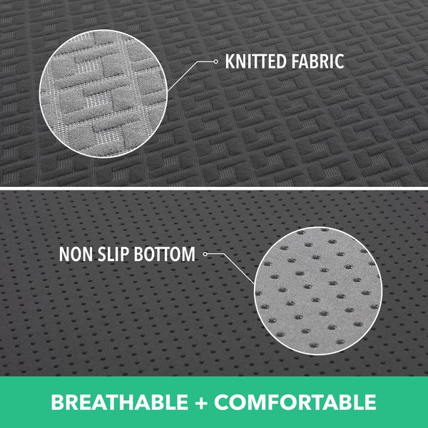 Folding Foam Mattress Sleeping Mat Portable Trifold Sofa Bed Camping Floor Extra Thick Cushion Removable Cover