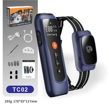 Dog Shock Collar, 4000FT Dog Training Collar with Remote Color Screen, IPX7 Waterproof Electric Collar for All Breeds