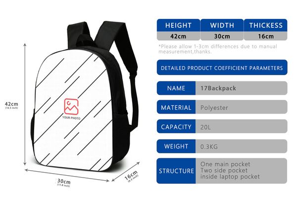 16 Inch Backpack Kids Backpack School Bookbag with strap bag Pencil Case Middle High School Backpack for Teen Boys Girls