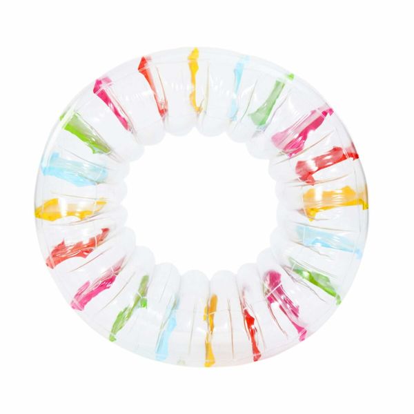 Inflatable Roller Float, 100*65*60cm  Colorful Water Wheel, Swimming Pool Roller Toy for Kids and Adults Outdoors