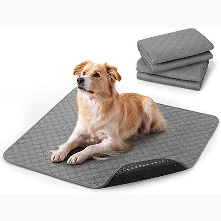 100*130cm-Dark Grey-Waterproof & Non-Slip Dog Bed Cover and Pet Blanket Sofa Pet Bed Mat ，car Incontinence Mattress Protectors Furniture Couch Cover