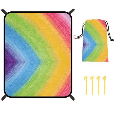 Bohemian Beach Mat Quick Drying Anti Splashing Moisture-proof Mat Outdoor Picnic Mat Camping Blanket Beach Mat