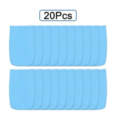 20 PCS Filter Socks Storage Reusable Nylon Pool Accessories Baskets Skimmers (Blue)