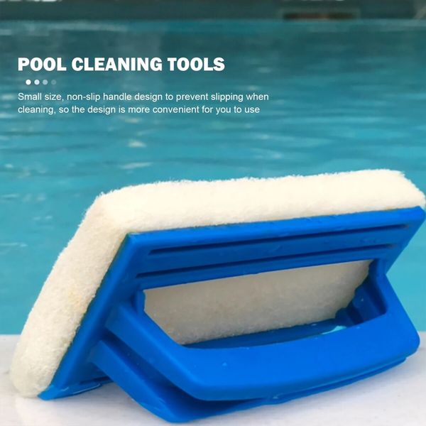 Pool Wall Cleaning Brush, Waterline Scrubber, Sponge Cleaner, Hot Tub Accessory for Pool, Hot Spring