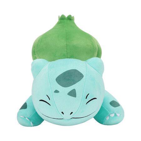 Pokemon Bulbasaur Sleeping Plush 12 Inch for Stuffed Animals Fans for Travel, Car Rides, Nap and Playtime, Multicolor, Approx. 30CM