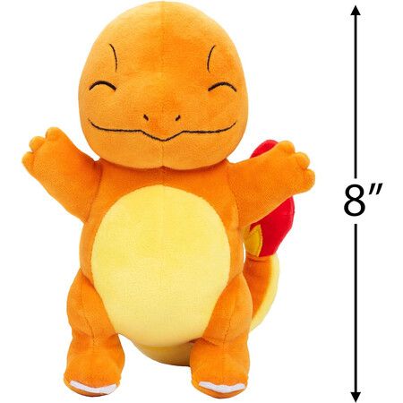 20 CM Pokemon Charmander Plush Toy, Soft Plush Material, Perfect for Playing, Cuddling and Sleeping