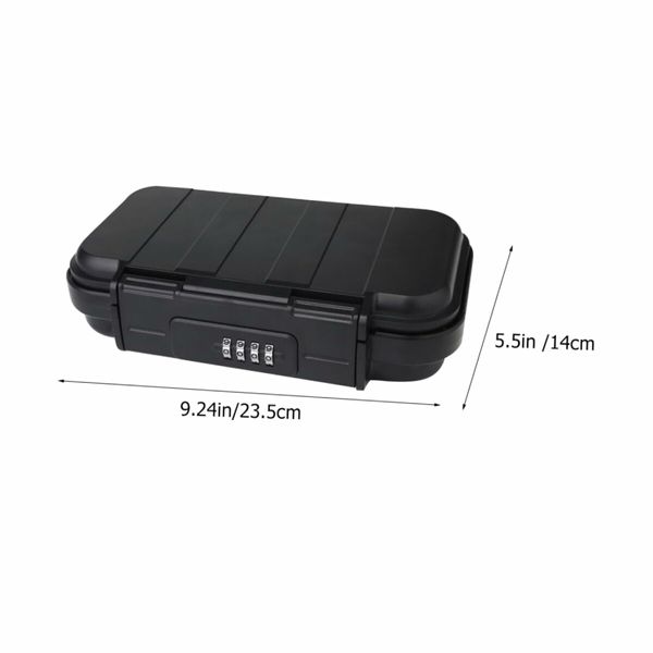 Portable lock safe Beach Hotel Mobile Phone and Valuables Storage Box  Password Lock Secure and Convenient Travel Valuables and Personal Items