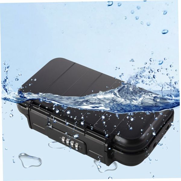 Portable lock safe Beach Hotel Mobile Phone and Valuables Storage Box  Password Lock Secure and Convenient Travel Valuables and Personal Items