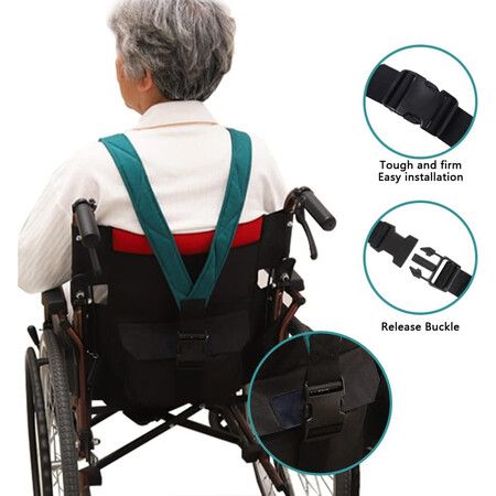 Wheelchair Seat Belt Anti Fall Safety Belt Medical Restraints Straps for Elderly Disable Hospital Patient