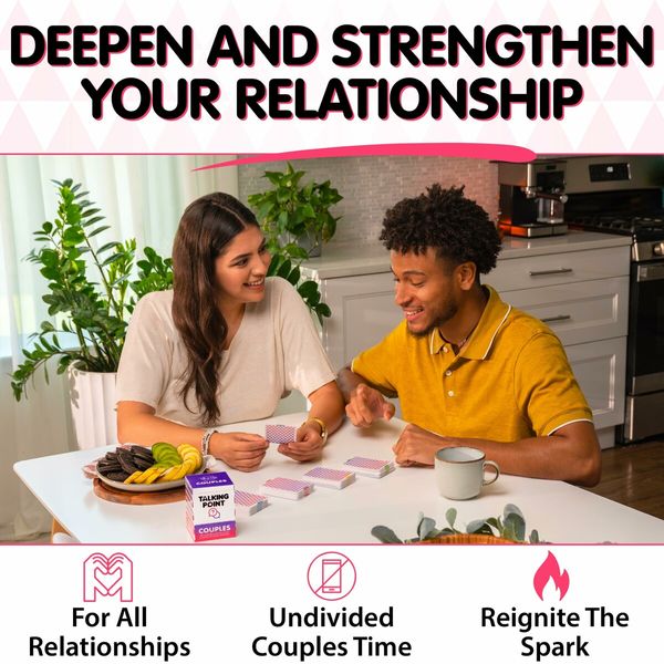 200 Couples Conversation Cards,Dating Card Game for Adults,Enjoy Better Relationships and Deeper Intimacy,Date Night,Valentine Card Games for Couples