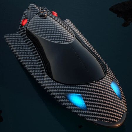 40Km/H Rc Boat 2.4G Brushless Electric Twin Turbo High Speed Racing Speedboat Waterproof Yacht Carbon Rc Boat Electric Kid Toy