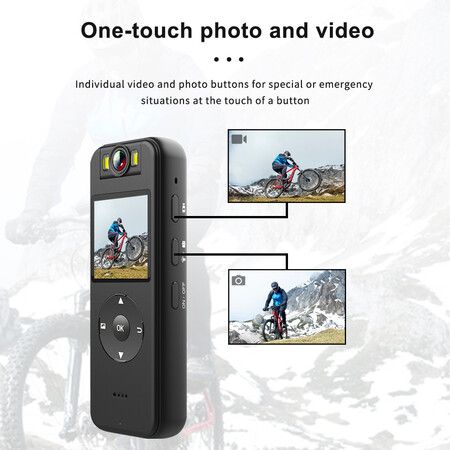 HD 4K DV Sports Camera Night Vision WIFI Outdoor Sports Bicycle Driving Recorder with Back Clip Law Enforcement Recorder