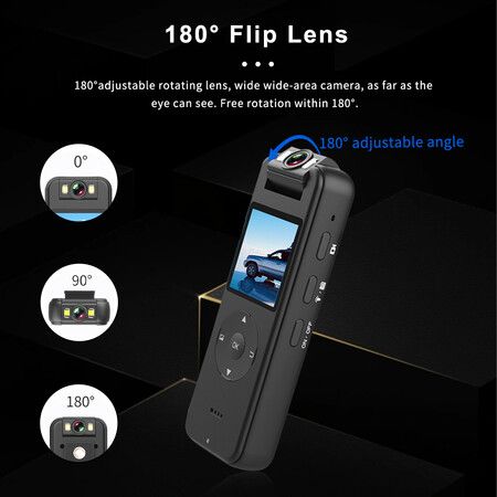 HD 4K DV Sports Camera Night Vision WIFI Outdoor Sports Bicycle Driving Recorder with Back Clip Law Enforcement Recorder