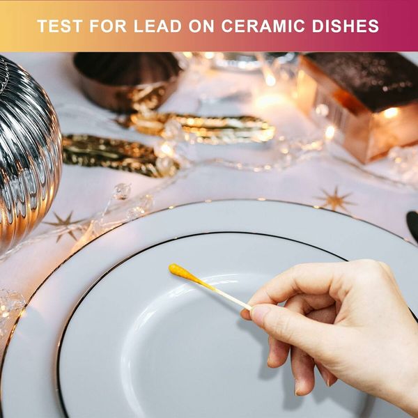 Lead Paint Test Kit with 60 pcs Test Swabs, Instant Lead Test Kit for All Painted Surfaces, Results in 30 Seconds