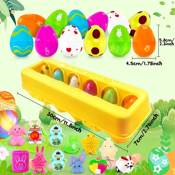 12 pcs Easter eggs toy inside party gift Squishy kids toy Lucky Draw Blind Box