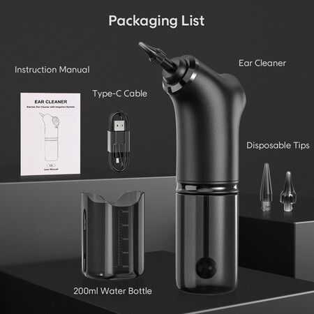 Ear Wax Removal, Electric Ear Cleaner, Ear Wax Removal Kit for Adults and Kids