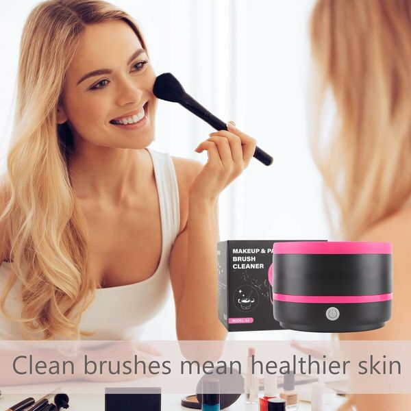 Electric Makeup Brush Cleaner Machine, Quick Cleaning Make Up Brush Washing Tool