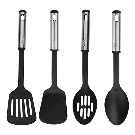 25 PCS Cooking Utensils Set,Nonstick and Heat Resistant Nylon Stainless Steel Silicone Spatula Set,Kitchen Gadgets Home Essentials Kitchen Accessories