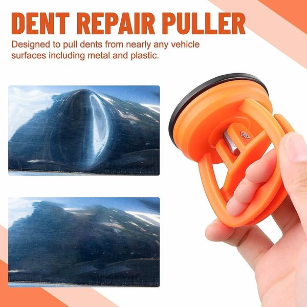 Car Dent Puller,Dent Removal Kit,2 Pack Car Dent Puller Kit Handle Lifter,Powerful Car Dent Remover,Suction Cup Dent Puller and Paintless Dent Repair Kit