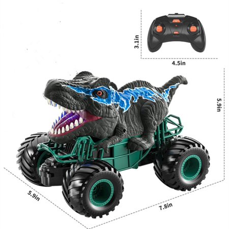 2.4GHz Remote Control Car Toys with Light Sound Indoor Outdoor All Terrain Electric RC Car Toys Gifts Age 6+