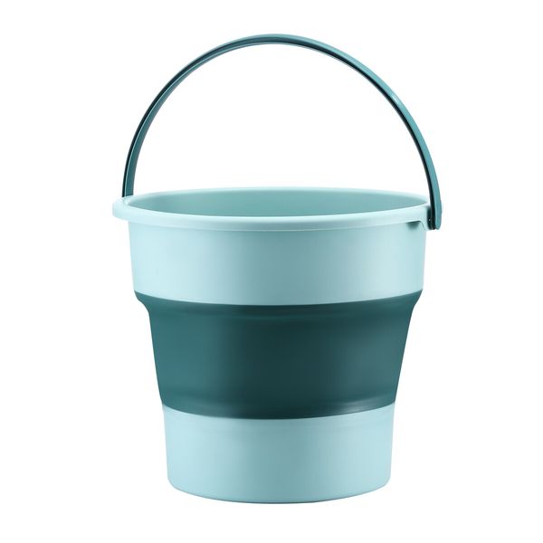 17L Collapsible Bucket Pail Plastic Water Container Car Wash Camping Fishing Tub Pot Portable Beach Home Garden Mop Cleaning Tool Foldable