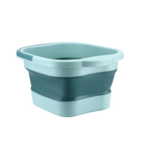 15L Collapsible Bucket Pail Water Container Plastic Tub Car Wash Camping Fishing Plastic Waterpot Foldable Portable Home Garden Tool Cleaning