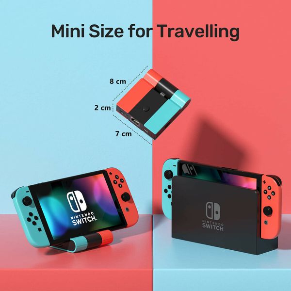 Switch Dock for Switch and Switch OLED Foldable TV Dock with PD Charging 4K HDMI Port