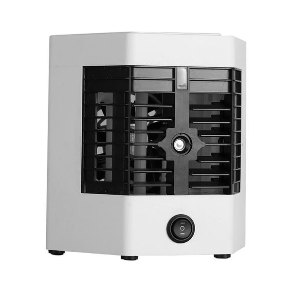 Portable Air Condition Fan Low Noise Mini Air Cooler Fan 3 Mode With 2 Water Tank Humidifier for Home Office