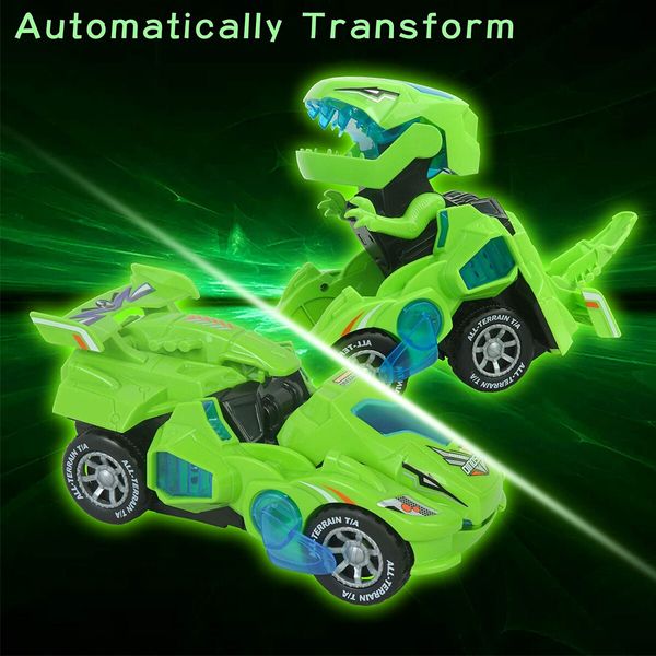 Transforming Music Toy for 4 5 6 7 Year Old Boy (Green)