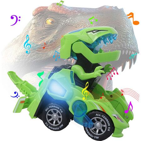 Transforming Music Toy for 4 5 6 7 Year Old Boy (Green)