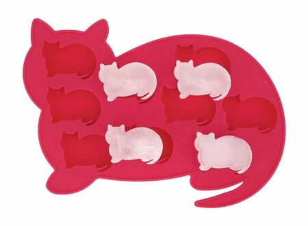 2 Pack ,Cat Silicone Ice Cube Tray and Treat Mold, Cat Gifts, Birthday ,Christmas Day Gifts for Cat lovers,9 Cavities