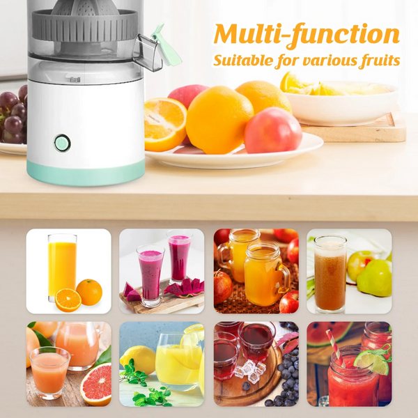 Portable Electric Juicer Orange Juice Squeezer Fruit Juicer Household Orange Lemon Blender USB Charging Kitchen