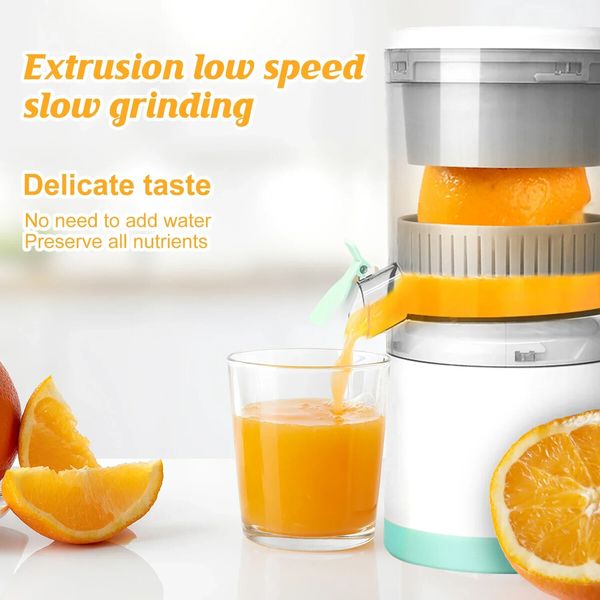 Portable Electric Juicer Orange Juice Squeezer Fruit Juicer Household Orange Lemon Blender USB Charging Kitchen