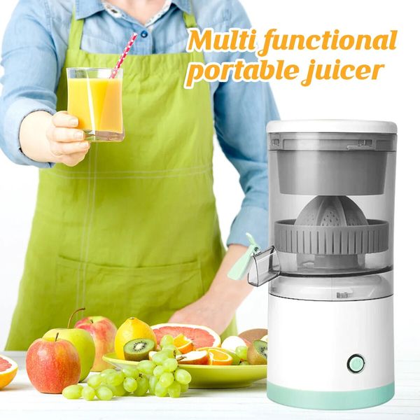 Portable Electric Juicer Orange Juice Squeezer Fruit Juicer Household Orange Lemon Blender USB Charging Kitchen