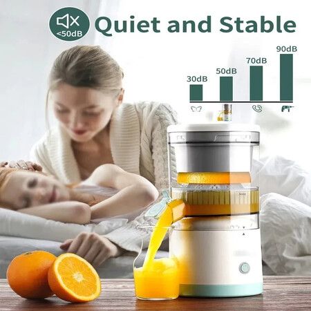 Portable Electric Juicer Orange Juice Squeezer Fruit Juicer Household Orange Lemon Blender USB Charging Kitchen