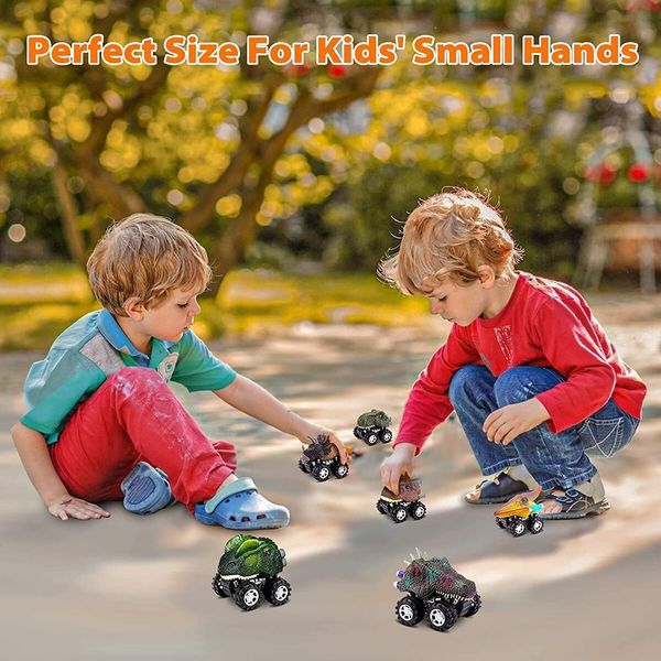 6 Pack Toddler Car Toys Pull Back Games Boys Birthday Gifts for Kids