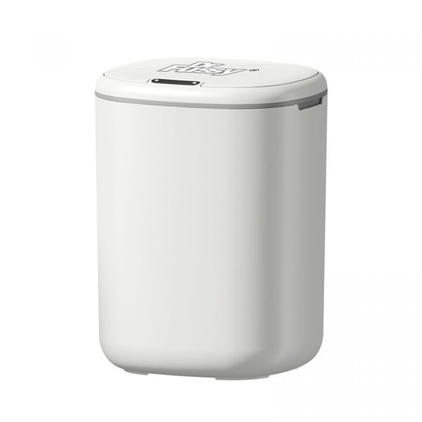 Smart Trash Bin 20L Sensor Rubbish Recycling Waste Bin Automatic Motion Toliet Basket Kitchen Garbage Can White