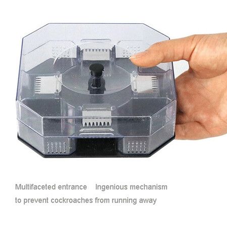 Automatic Cockroach Trap, Indoor Cockroach Lights Sticky Dome Bed Bug Trap