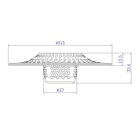 Drain Hair Catcher, Bathtub Shower Drain Hair Trap, Strainer Stainless Steel Drain Protector