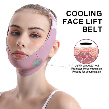 Graphene V Line Face Belt, Facial Slimming Strap Double Chin Reducer, Chin Up Mask Lifting Belt V Shaped Slimming Face