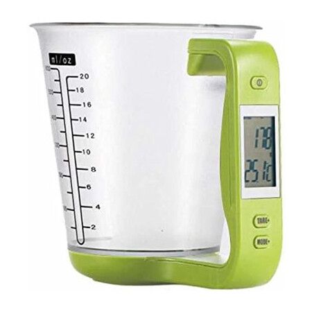 Digital kitchen Electronic Measuring Cup (green)