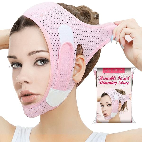 Double Chin Reducer Double Chin Eliminator V Line Lifting Mask Chin Strap for Double Chin for Women