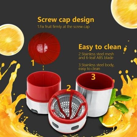 Stainless Steel Fruits Orange Juicer Squeezer