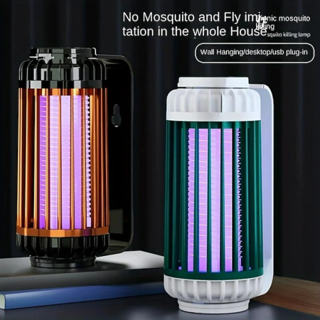 Bug Zapper Indoor Plug in Mosquito Killer Trap Zapper, Electric Gnat Fly Trap Zapper for House Indoor Bug Killer Light Eliminates Flying Pests for Home