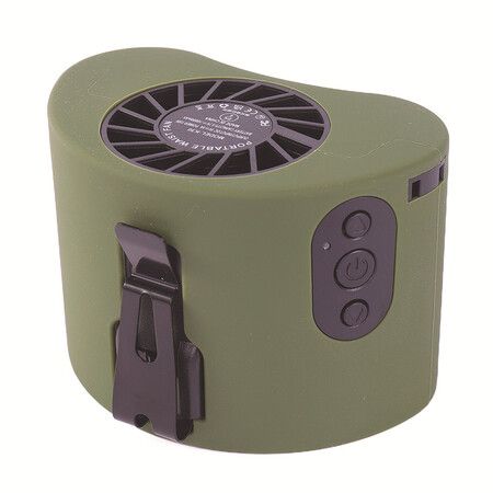 Portable Waist Rechargeable Neck Fan for Outdoor Work Factory Warehouse,Travel, Hiking(Green)