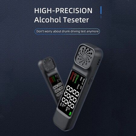 High Pride Breath Alcohol Detector, Non contact Breath Breath Tester, 10s Fast Response Electronic Breathalyzer