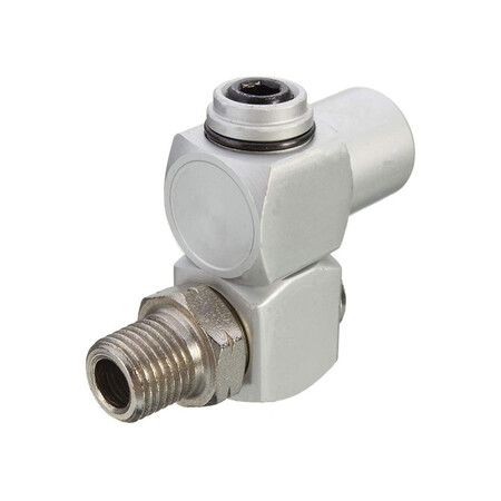 2 Pcs 1/4 Inch Air Tool Swivel Fitting,  Aluminum 360 Degree Swivel Air Hose Connector Industrial Swivel Portable Air Tool Adapter