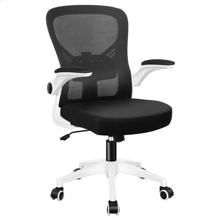 ALFORDSON Mesh Office Chair Executive Computer Tilt Fabric Seat Racing Work Black & White